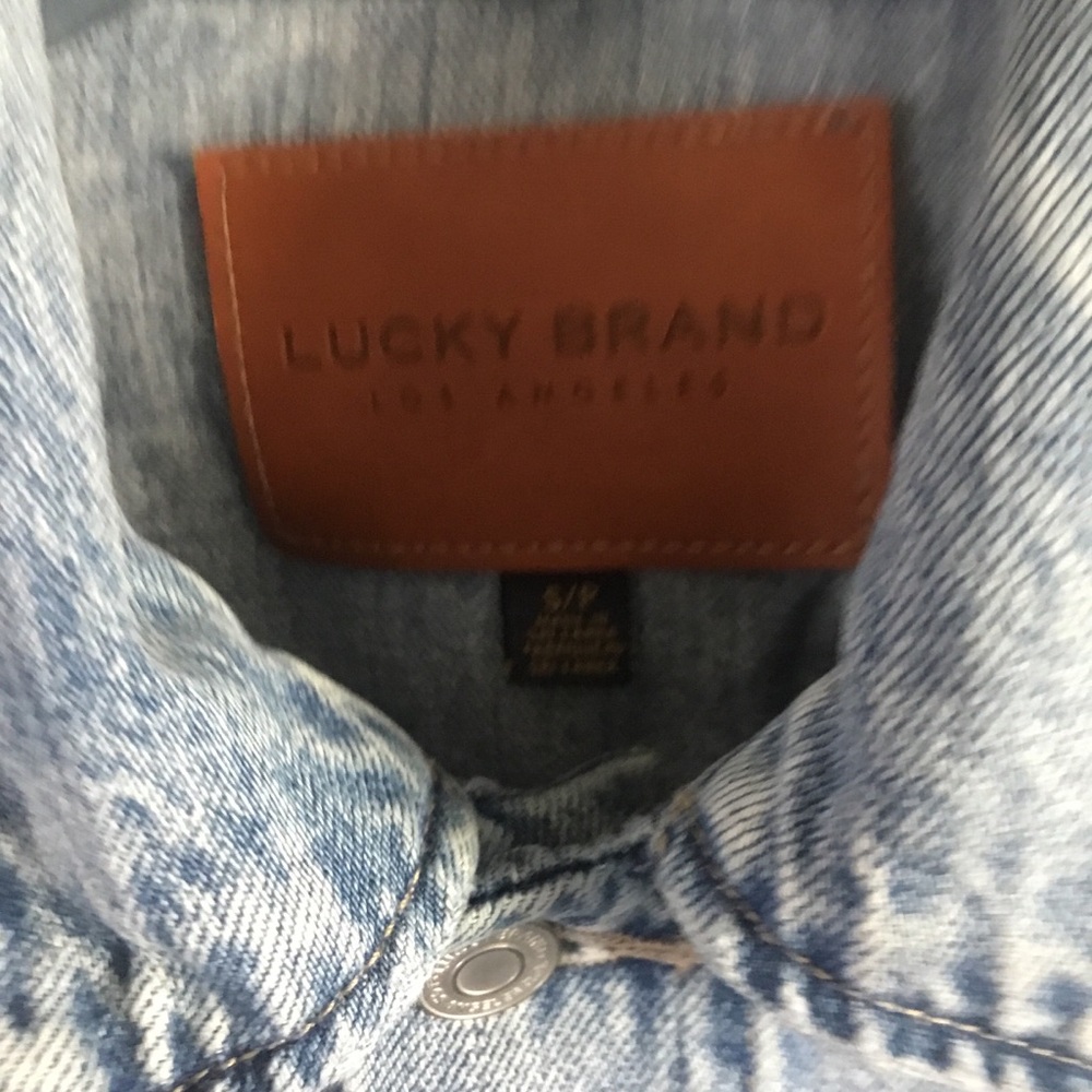 Lucky Brand Light Blue Denim Jacket - Picture 3 of 6